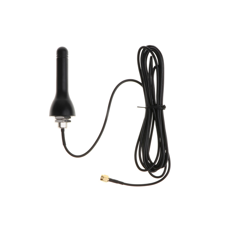 865MHz 4dBi Screw Mount Duck Antenna With RG174 Cable (L-3Mtr) + SMA Male St. Connector 865MHz 4dBi Screw Mount Duck Antenna With RG174 Cable (L-3Mtr) + SMA Male St. Connector