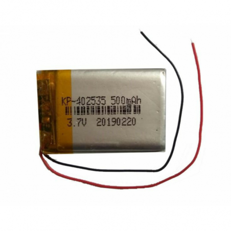 3.7V 500mAh Lithium Polymer Battery Pack