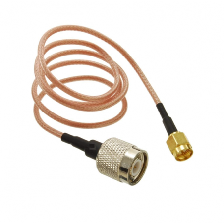 SMA Male St. Connector With RG316 Cable (L-4Mtr) + TNC Male St. Connector