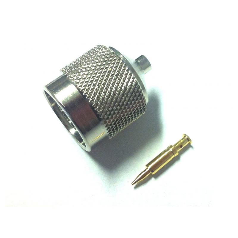 N (M) Straight Connector for RG402 Cable
