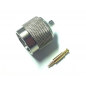N (M) Straight Connector for RG402 Cable