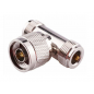 N Female To N Male To N Female T-Shaped Adapter N Female To N Male To N Female T-Shaped Adapter