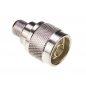 N (M) St. Connector for RG214 Cable