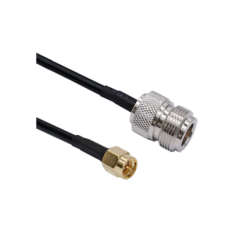 SMA Male St. Connectoor With HLF240 Cable (L-1Mtr) + N Female St. Connector SMA Male St. Connectoor With HLF240 Cable (L-1Mtr) + N Female St. Connector