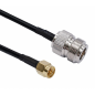 SMA Male St. Connectoor With HLF240 Cable (L-1Mtr) + N Female St. Connector