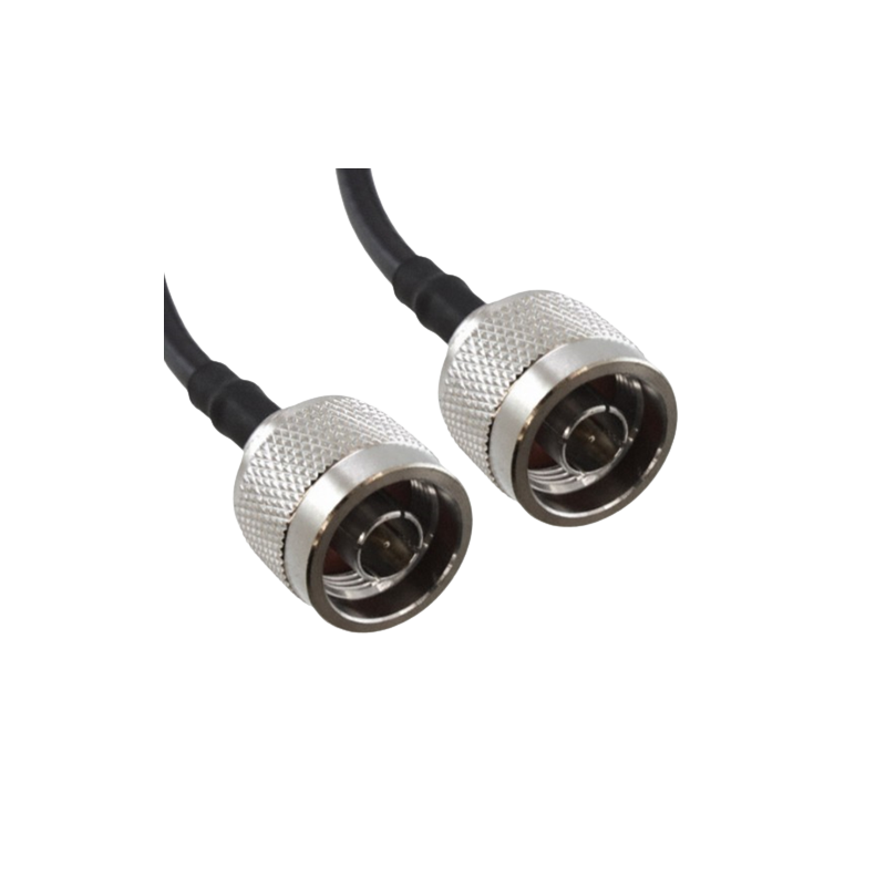 N Male St. Connector With RG223 Cable (L-3Mtr) + N Male St. Connector N Male St. Connector With RG223 Cable (L-3Mtr) + N Male St. Connector