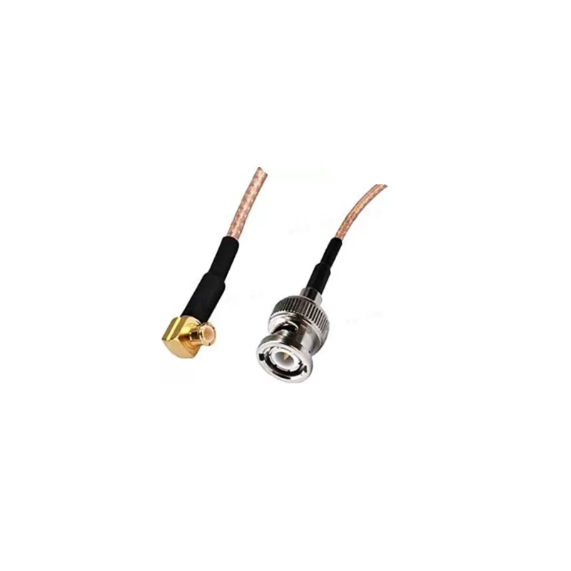 MCX Male Right Angle Connector With RG316 Cable (L-2Mtr) + BNC Male St. Connector MCX Male Right Angle Connector With RG316 Cable (L-2Mtr) + BNC Male St. Connector