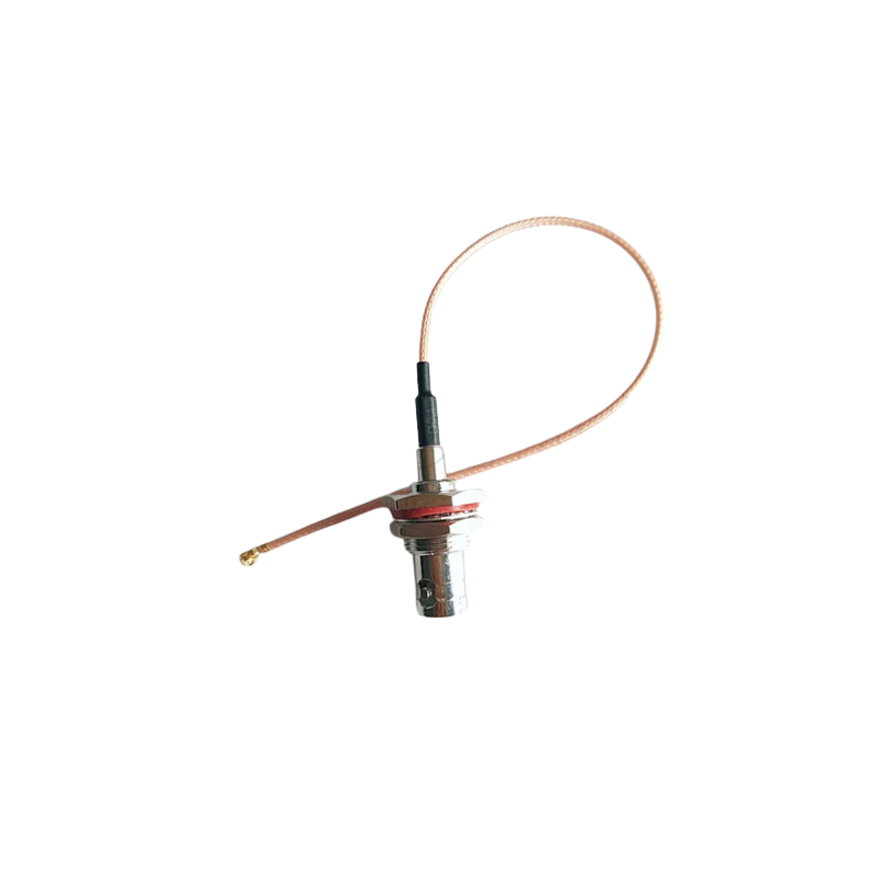 BNC Female Bulkhead St. Connector RG178 Cable (L-20CM) + UFL Connector BNC Female Bulkhead St. Connector RG178 Cable (L-20CM) + UFL Connector