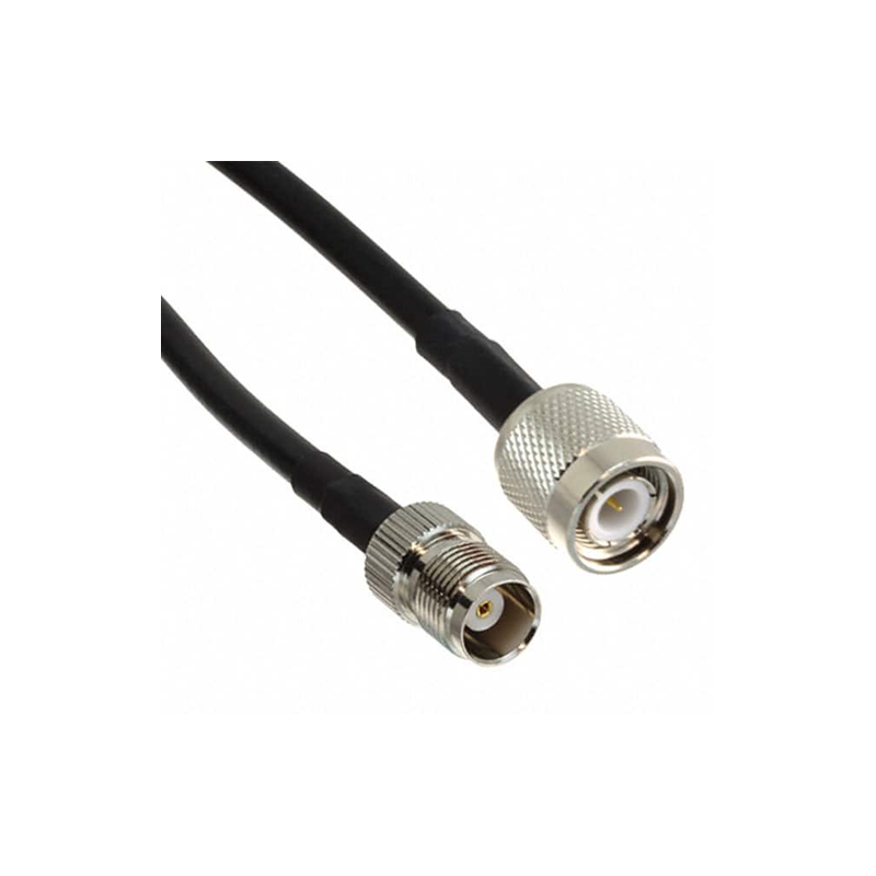 TNC Female St. Connector With RG58 Cable (L-5Mtr) + TNC Male St. Connector