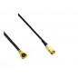 UFL Connector With 1.13 mm Cable (L-15CM) + MCX Female St. Connector UFL Connector With 1.13 mm Cable (L-15CM) + MCX Female St. Connector