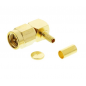 SMA Male R/A Connector for HLF100 Cable SMA Male R/A Connector for HLF100 Cable