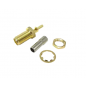SMA (F) B/H Connector for RG316 Cable with Sky Window G/P SMA (F) B/H Connector for RG316 Cable with Sky Window G/P