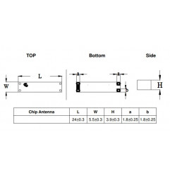 2G/3G/4G Surface Mount Antenna