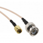 BNC Male St. Connector With RG142 Cable (L-3Mtr) + SMA Male St. Connector