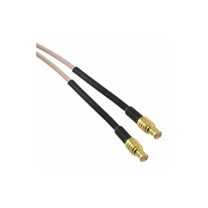 MCX Male St. Connector With RG142 Cable (L-3Mtr) + MCX Male St. Connector MCX Male St. Connector With RG142 Cable (L-3Mtr) + MCX Male St. Connector