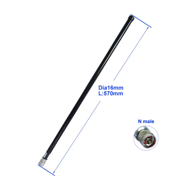 470MHz 18dBi Fiberglass Antenna with N Male Connector 470MHz 18dBi Fiberglass Antenna with N Male Connector