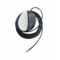 GSM Adhesive Puck Antenna With RG174 (L-3Mtr) Cable + SMA Male St. Connector (80MM) GSM Adhesive Puck Antenna With RG174 (L-3Mtr) Cable + SMA Male St. Connector (80MM)