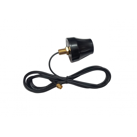 3G Screw Mount Cup Shape Antenna With RG174 Cable (L-3Mtr) + SMA Male St. Connector