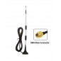 3G 10dBi Spring Magnetic Antenna With RG174 Bare Copper Cable (L-2Mtr) + SMA Male St. Connector 3G 10dBi Spring Magnetic Antenna With RG174 Bare Copper Cable (L-2Mtr) + SMA Male St. Connector