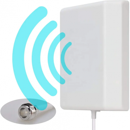 2.4GHz 12dBi Outdoor Patch Panel Antenna With N Female St. Connector