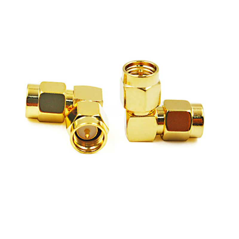 SMA Male To SMA Male Right Angled RF Adapter SMA Male To SMA Male Right Angled RF Adapter