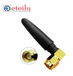 3G 2.5dBi Rubber Duck Antenna With SMA Male R/A Connector