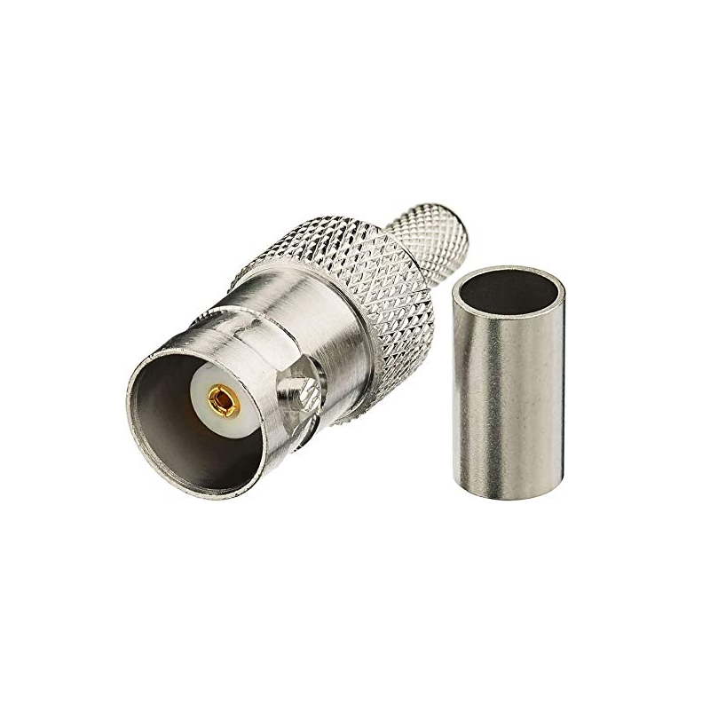 BNC (F) St. Connector for RG59 Cable
