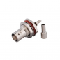 BNC (F) B/H Connector for RG174 Cable