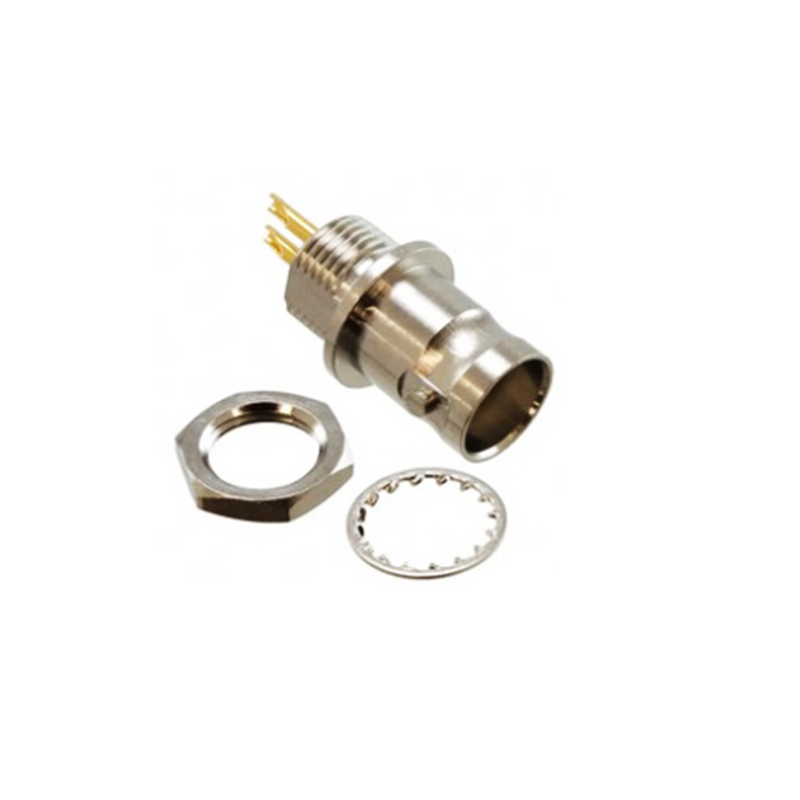 BNC (F) Panel Mount Connector with Two Pin