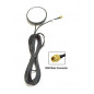 3G 6dBi Magnetic Mount Puck Antenna With RG174 Cable (L-3Mtr) + SMA Male St. Connector (80MM) 3G 6dBi Magnetic Mount Puck Antenna With RG174 Cable (L-3Mtr) + SMA Male St. Connector (80MM)