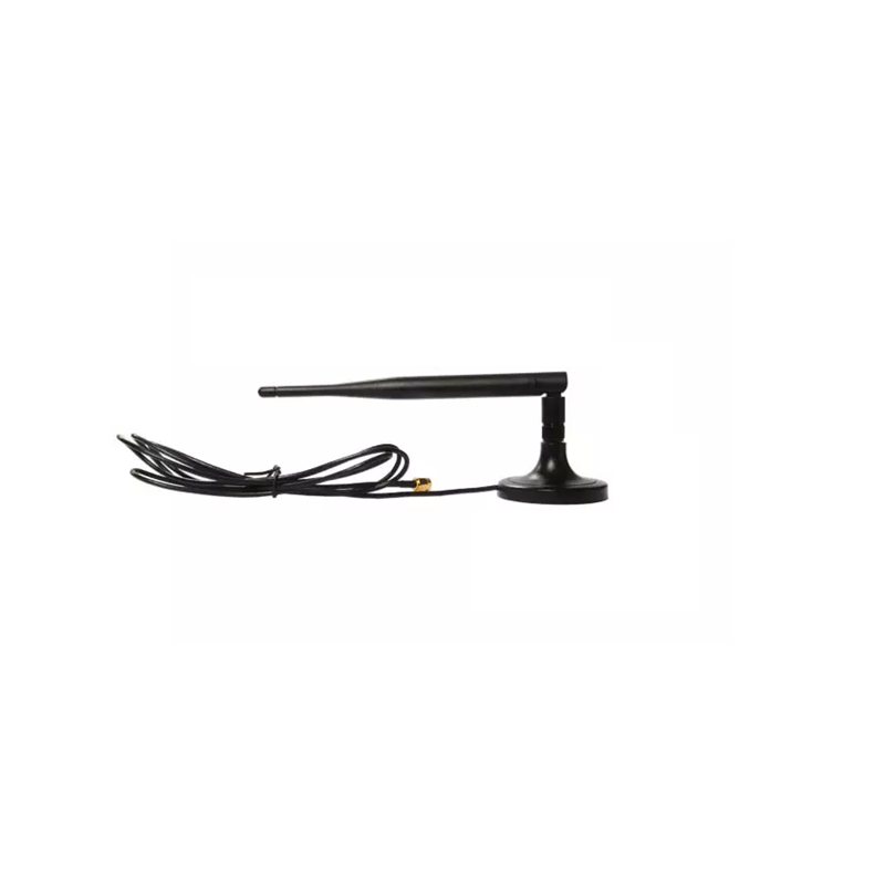 5.8GHz 5dBi Rubber Magnetic Antenna With RG174 Cable (L-3Mtr) + SMA Male St. Connector