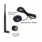 865MHz 5dBi Rubber Magnetic Antenna With RG174 Cable (L-3Mtr) + SMA Male St. Connector