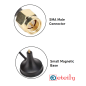 5G 15dBi Spring Magnetic Antenna With RG174 Cable (L-3Mtr) + SMA Male St. Connector 5G 15dBi Spring Magnetic Antenna With RG174 Cable (L-3Mtr) + SMA Male St. Connector