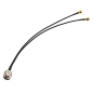 N Male St. Connector With RG174 Cable (L-15CM) + 2*SMA Male St. Connectors (Y-Type Splitter Combiner) N Male St. Connector With RG174 Cable (L-15CM) + 2*SMA Male St. Connectors (Y-Type Splitter Combiner)