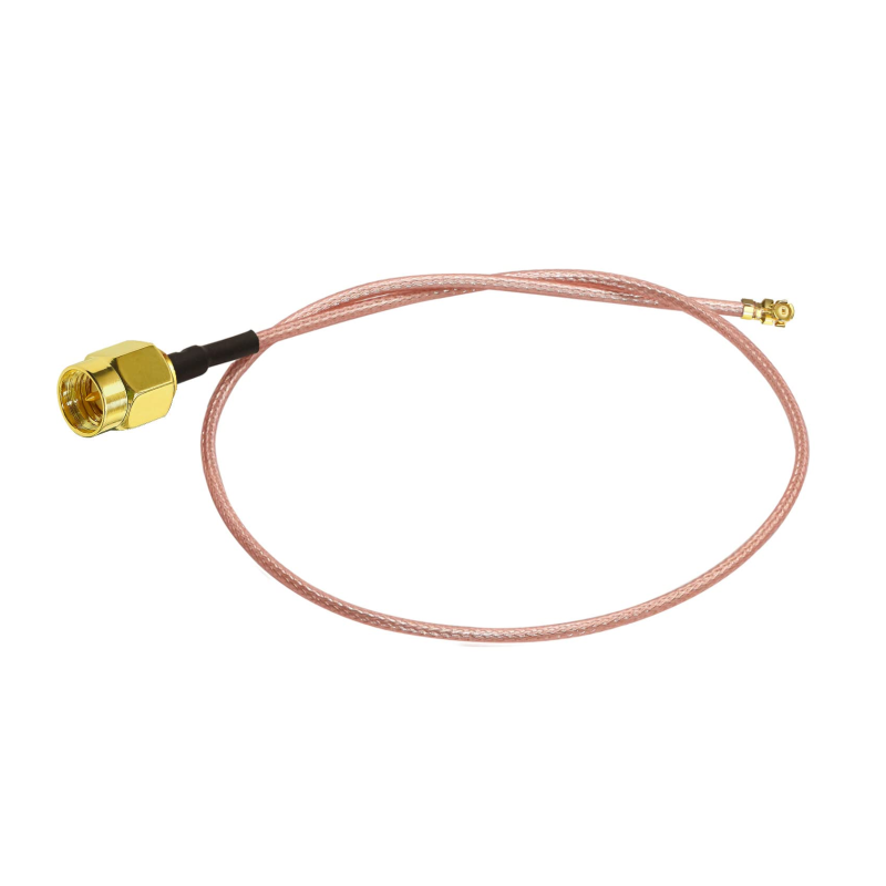 SMA Male St. Connector With RG178 Cable (L-15CM) + UFL Connector SMA Male St. Connector With RG178 Cable (L-15CM) + UFL Connector