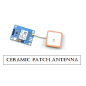 GPS/GLONASS L1+L2 Active Ceramic Patch Antenna With 1.13mm Cable (L -10CM) + UFL (25*25mm) GPS/GLONASS L1+L2 Active Ceramic Patch Antenna With 1.13mm Cable (L -10CM) + UFL (25*25mm)