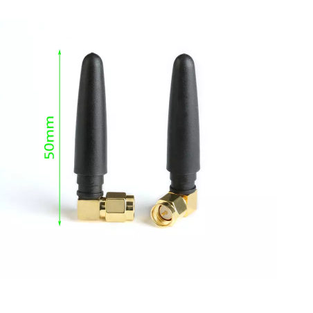 868MHz 2.5dBi Rubber Duck Antenna With SMA Male R/A Connector