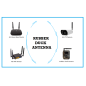 3G 6dBi Rubber Duck Whip Antenna With SMA Male Movable Connector 3G 6dBi Rubber Duck Whip Antenna With SMA Male Movable Connector