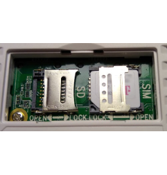 Micro SIM Card Connector 8 Pin Flip Type Metal Body