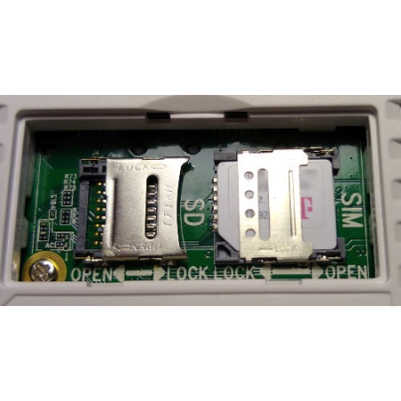 Micro SIM Card Connector 8 Pin Flip Type Metal Body