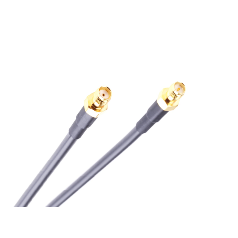 SMA Female St. Connector With RG174 Cable (L-5Mtr) + RP SMA Female St. Connector SMA Female St. Connector With RG174 Cable (L-5Mtr) + RP SMA Female St. Connector