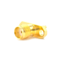 SMA Female 2 Hole Panel Mount Connector without Teflon
