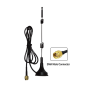 4G 5dBi Spring Magnetic Antenna With RG174 Cable (L-3Mtr) + SMA Male St. Connector 4G 5dBi Spring Magnetic Antenna With RG174 Cable (L-3Mtr) + SMA Male St. Connector