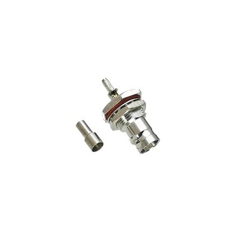 BNC (F) B/H Connector for RG316 with Sky Window BNC (F) B/H Connector for RG316 with Sky Window