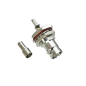 BNC (F) B/H Connector for RG316 with Sky Window BNC (F) B/H Connector for RG316 with Sky Window