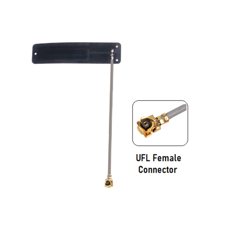 868MHz PCB Flexible Internal Antenna With 1.13mm Cable (L-10CM) + UFL Connector 868MHz PCB Flexible Internal Antenna With 1.13mm Cable (L-10CM) + UFL Connector