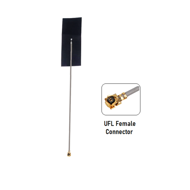 4G 6dBi PCB Flexible Internal Antenna With 1.13mm Cable (L-10CM) + UFL Connector 4G 6dBi PCB Flexible Internal Antenna With 1.13mm Cable (L-10CM) + UFL Connector