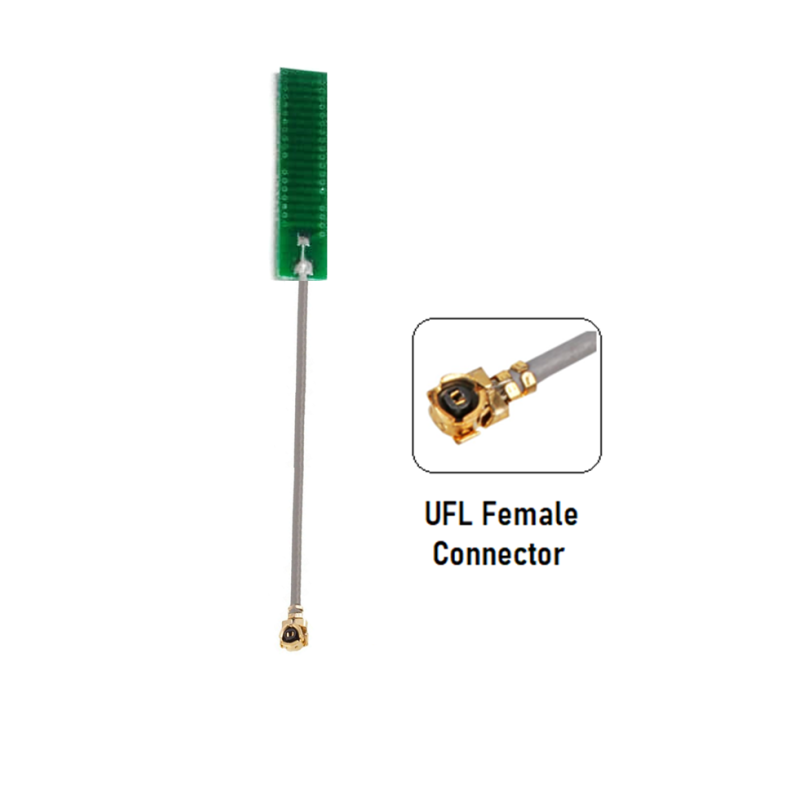 433MHz PCB Internal Antenna With 1.13mm Cable (L-10CM) + UFL Connector 433MHz PCB Internal Antenna With 1.13mm Cable (L-10CM) + UFL Connector