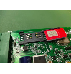 SIM Card Connector Flip Type 6 Pin Plastic Body