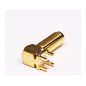 SMA Female R/A Bulkhead PCB Mount 16mm Connector